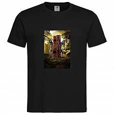 Футболка с принтом 9 Девять 3 И 4 - 2XL черная