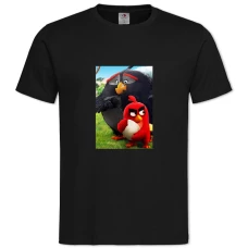TAngry Birds With Egg -shirt with Print Angry Birds With Egg - 2XL black