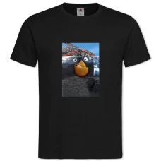 TAngry Birds Black -shirt with Print Angry Birds Black - 2XL black