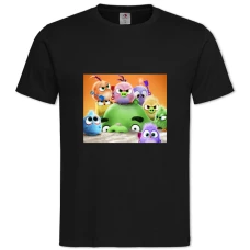 TAngry Birds Cute Little Birds -shirt with Print Angry Birds Cute Little Birds - 2XL black