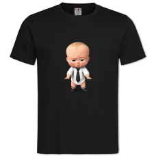 TBaby Boss Cute -shirt with Print Baby Boss Cute - 2XL black