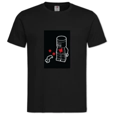 TLego Black And White -shirt with Print Lego Black And White - 2XL black