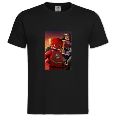TLego Flash And Wonder Woman -shirt with Print Lego Flash And Wonder Woman - 2XL black
