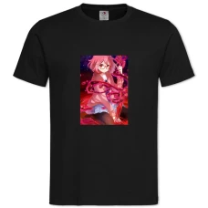 TBeyond The Boundary Kuriyama Mirai Sword -shirt with Print Beyond The Boundary Kuriyama Mirai Sword - 2XL black