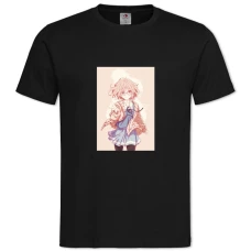 TBeyond The Boundary Amazing Kuriyama Mirai -shirt with Print Beyond The Boundary Amazing Kuriyama Mirai - 2XL black