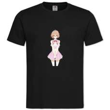 TBeyond The Boundary Beautiful Kuriyama Mirai -shirt with Print Beyond The Boundary Beautiful Kuriyama Mirai - 2XL black