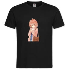 TBeyond The Boundary Kuriyama Girl -shirt with Print Beyond The Boundary Kuriyama Girl - 2XL black