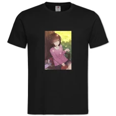 TErased Boku Dake Ga Inai Machi Girl Kayo Hinazuki -shirt with Print Erased Boku Dake Ga Inai Machi Girl Kayo Hinazuki - 2XL black