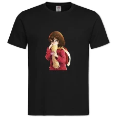 TErased Boku Dake Ga Inai Machi Hero Kayo Hinazuki -shirt with Print Erased Boku Dake Ga Inai Machi Hero Kayo Hinazuki - 2XL black