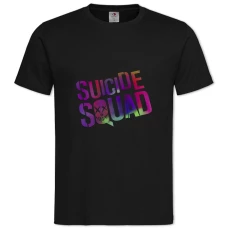 TSuicide Squad Bright Logo -shirt with Print Suicide Squad Bright Logo - 2XL black