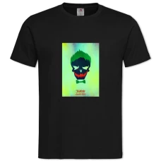 TSuicide Squad Joker Art -shirt with Print Suicide Squad Joker Art - 2XL black