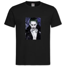 TSuicide Squad Joker Face -shirt with Print Suicide Squad Joker Face - 2XL black