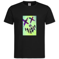 TSuicide Squad Main Heroes -shirt with Print Suicide Squad Main Heroes - 2XL black
