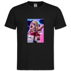 TSuicide Squad Happy Harley Quinn -shirt with Print Suicide Squad Happy Harley Quinn - 2XL black
