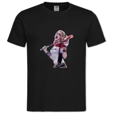 TSuicide Squad Harley Quinn Print -shirt with Print Suicide Squad Harley Quinn Print - 2XL black