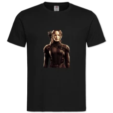 TThe Hunger Games Katniss Everdeen -shirt with Print The Hunger Games Katniss Everdeen - 2XL black