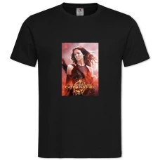 TThe Hunger Games Catching Fire -shirt with Print The Hunger Games Catching Fire - 2XL black