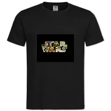 TStar Wars Logo -shirt with Print Star Wars Logo - 2XL black