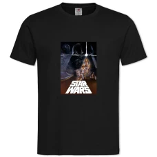 TStar Wars Logo Heroes -shirt with Print Star Wars Logo Heroes - 2XL black