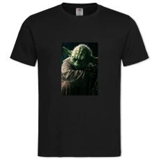 TStar Wars Yoda -shirt with Print Star Wars Yoda - 2XL black