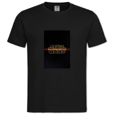 TStar Wars Main Logo -shirt with Print Star Wars Main Logo - 2XL black