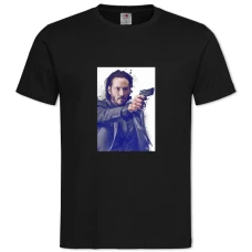 Футболка с принтом Джон Уик Классный Герой - 2XL черная