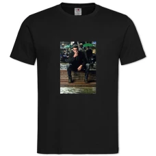 TTres Metros Sobre El Cielo Hugo Olivera -shirt with Print Tres Metros Sobre El Cielo Hugo Olivera - 2XL black