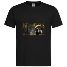 TThe Lord Of The Rings Heroes Logo -shirt with Print The Lord Of The Rings Heroes Logo - 2XL black