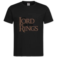 TThe Lord Of The Rings Logo -shirt with Print The Lord Of The Rings Logo - 2XL black