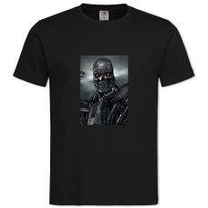 TThe Terminator Hero Robot -shirt with Print The Terminator Hero Robot - 2XL black