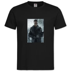 TThe Terminator Main Theme -shirt with Print The Terminator Main Theme - 2XL black