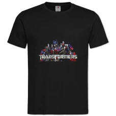 TTransformers Optimus Prime Logo -shirt with Print Transformers Optimus Prime Logo - 2XL black