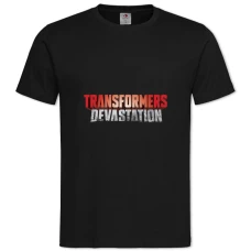 TTransformers Main Logo -shirt with Print Transformers Main Logo - 2XL black