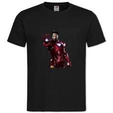 TMarvel Iron Man Hero Print -shirt with Print Marvel Iron Man Hero Print - 2XL black