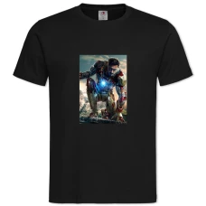 TMarvel Iron Man Print -shirt with Print Marvel Iron Man Print - 2XL black