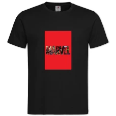 TMarvel Logo -shirt with Print Marvel Logo - 2XL black