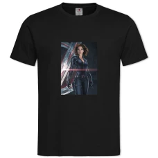 TMarvel Black Widow -shirt with Print Marvel Black Widow - 2XL black