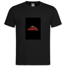TMarvel Logo Captain Marvel -shirt with Print Marvel Logo Captain Marvel - 2XL black