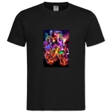 TMarvel Avengers -shirt with Print Marvel Avengers - 2XL black