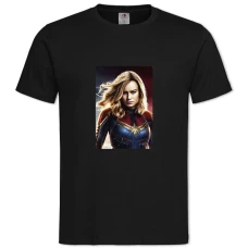 TMarvel Captain Marvel Hero -shirt with Print Marvel Captain Marvel Hero - 2XL black