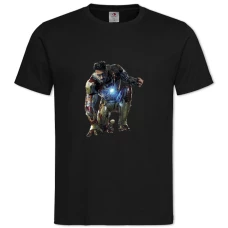 TMarvel Tony Stark Iron Man -shirt with Print Marvel Tony Stark Iron Man - 2XL black