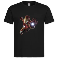 TMarvel Tony Stark Iron Man Hero -shirt with Print Marvel Tony Stark Iron Man Hero - 2XL black