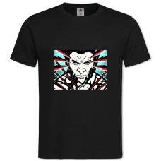 TX-Men Wolverine Art -shirt with Print X-Men Wolverine Art - 2XL black