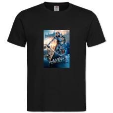 TAlita Battle Angel Print -shirt with Print Alita Battle Angel Print - 2XL black