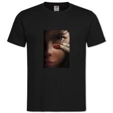 TAlita Battle Angel Hero Print -shirt with Print Alita Battle Angel Hero Print - 2XL black