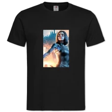 TAlita Battle Angel Theme -shirt with Print Alita Battle Angel Theme - 2XL black