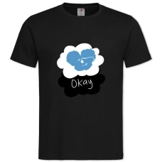 TВиноваты Звёзды Okay -shirt with Print Виноваты Звёзды Okay - 2XL black
