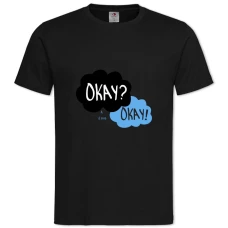 TВиноваты Звёзды Okay? Okay -shirt with Print Виноваты Звёзды Okay? Okay - 2XL black
