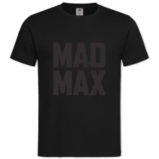 Футболка с принтом Безумный Макс Логотип - 2XL черная