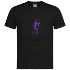 TMaleficent Minimalistic Print -shirt with Print Maleficent Minimalistic Print - 2XL black